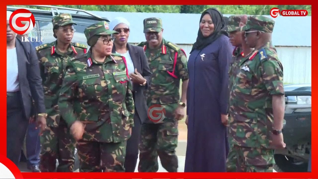 RAIS SAMIA AWASILI TANGA - KIKAO cha SIRI na VIONGOZI WAKUU wa JESHI - JWTZ...