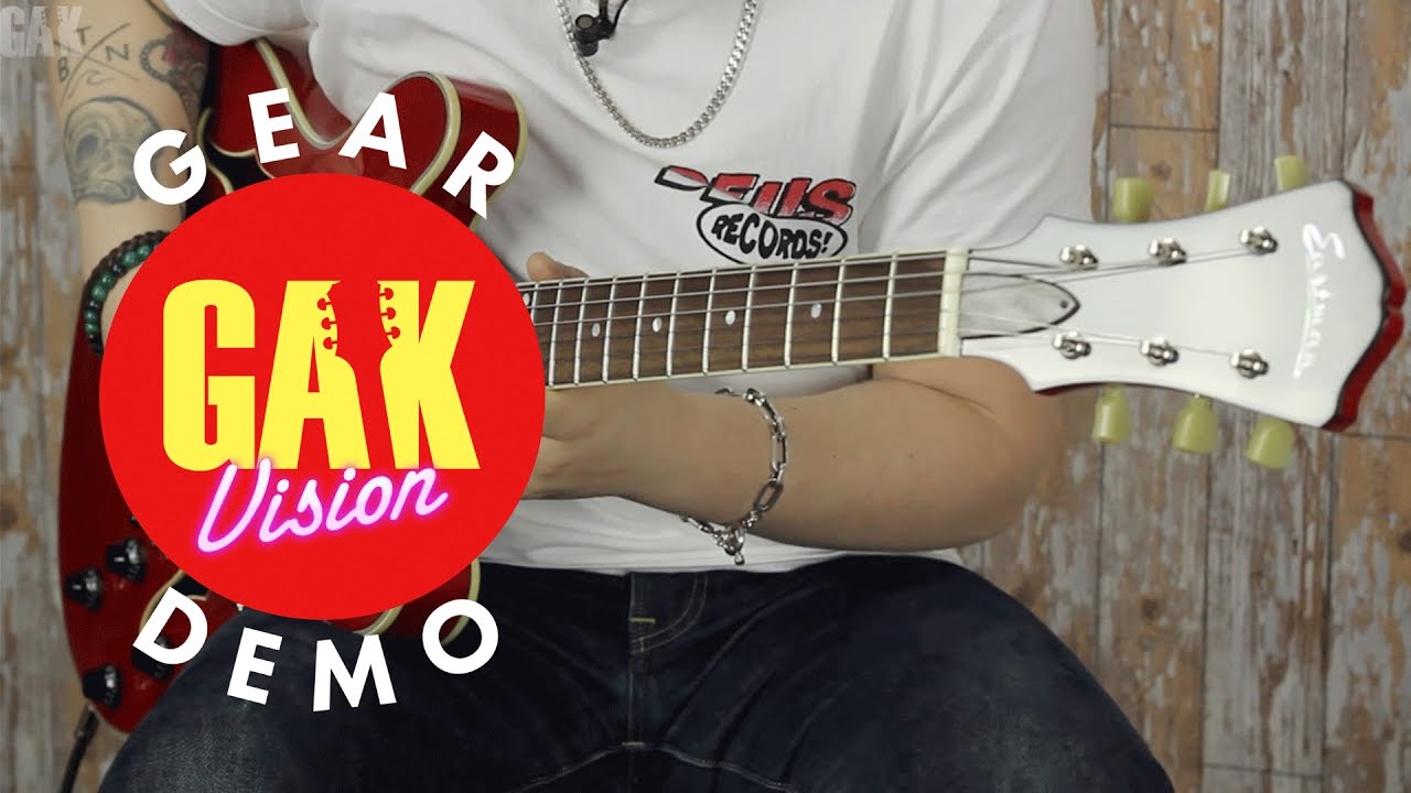 GAK DEMO : Eastman T386 Center Block Thinline, Red