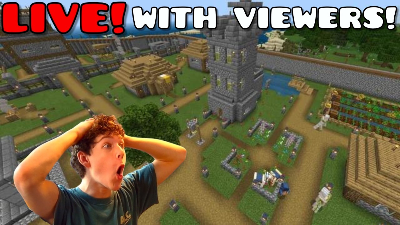 MINECRAFT SERVER WITH VIEWERS (java 1.21.11 Squishyman67.aternos.me)