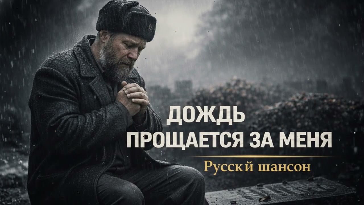 🌧️⚰️ Душевный шансон под дождём – кладбище, одиночество и память сердца