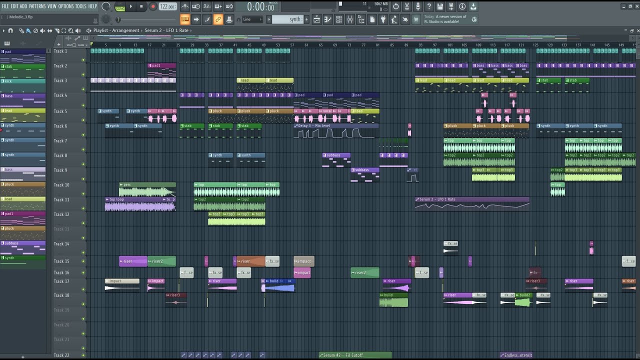 Melodic Techno Like Anyma - FL Studio Tutorial (Flp Project)
