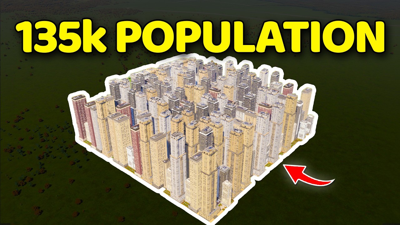 I Built the Densest ONE TILE City Ever