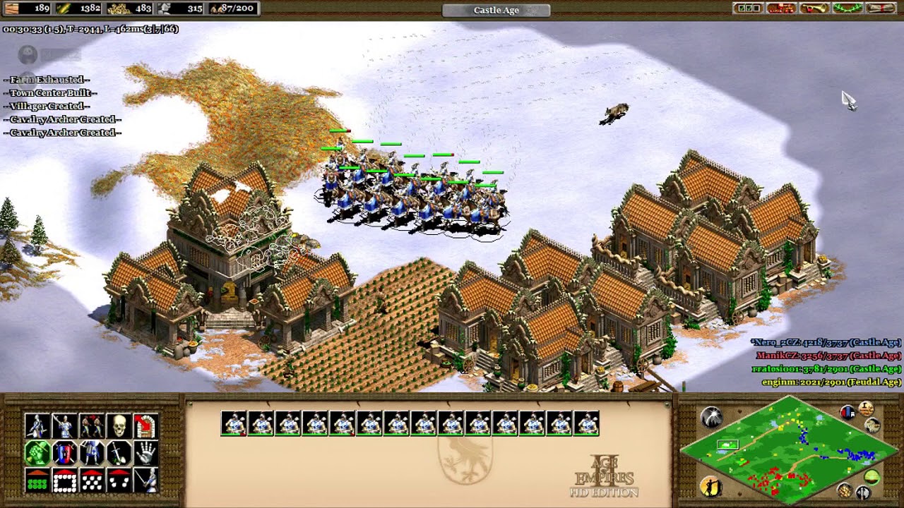 Age of Empires 2: The Conquerors | CZ multiplayer 2v2, Blackforrest