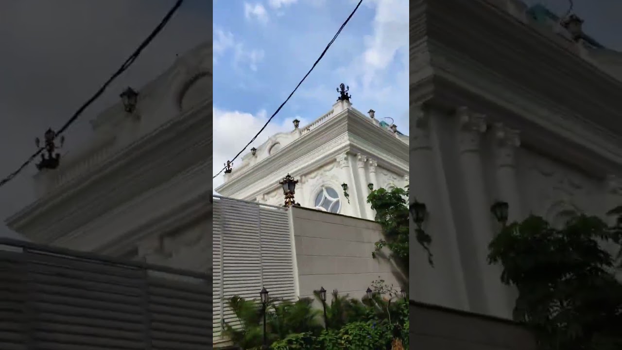 Megha Krishna Reddy house in Hyderabad from outside