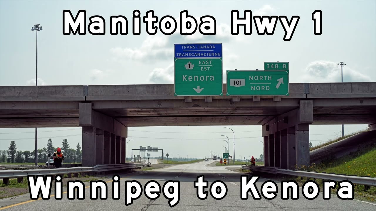 Manitoba Hwy 1 East - Winnipeg to Kenora, Ontario - July, 2023