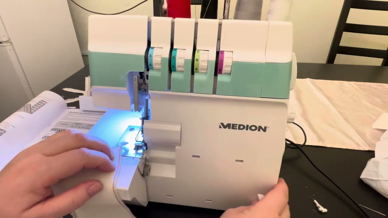 Medion Overlock I sest programa koje moze Masina da siva #aldi #medion #overlovka