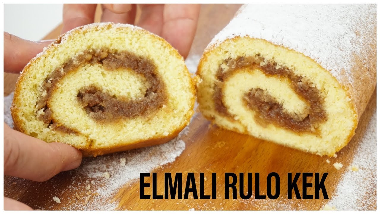 Yağ yok ! Kırılmadan çatlamadan sarılıyor! Çok kolay ve yumuşacık 🍎 elmalı kek-pasta/ Figen Ararat