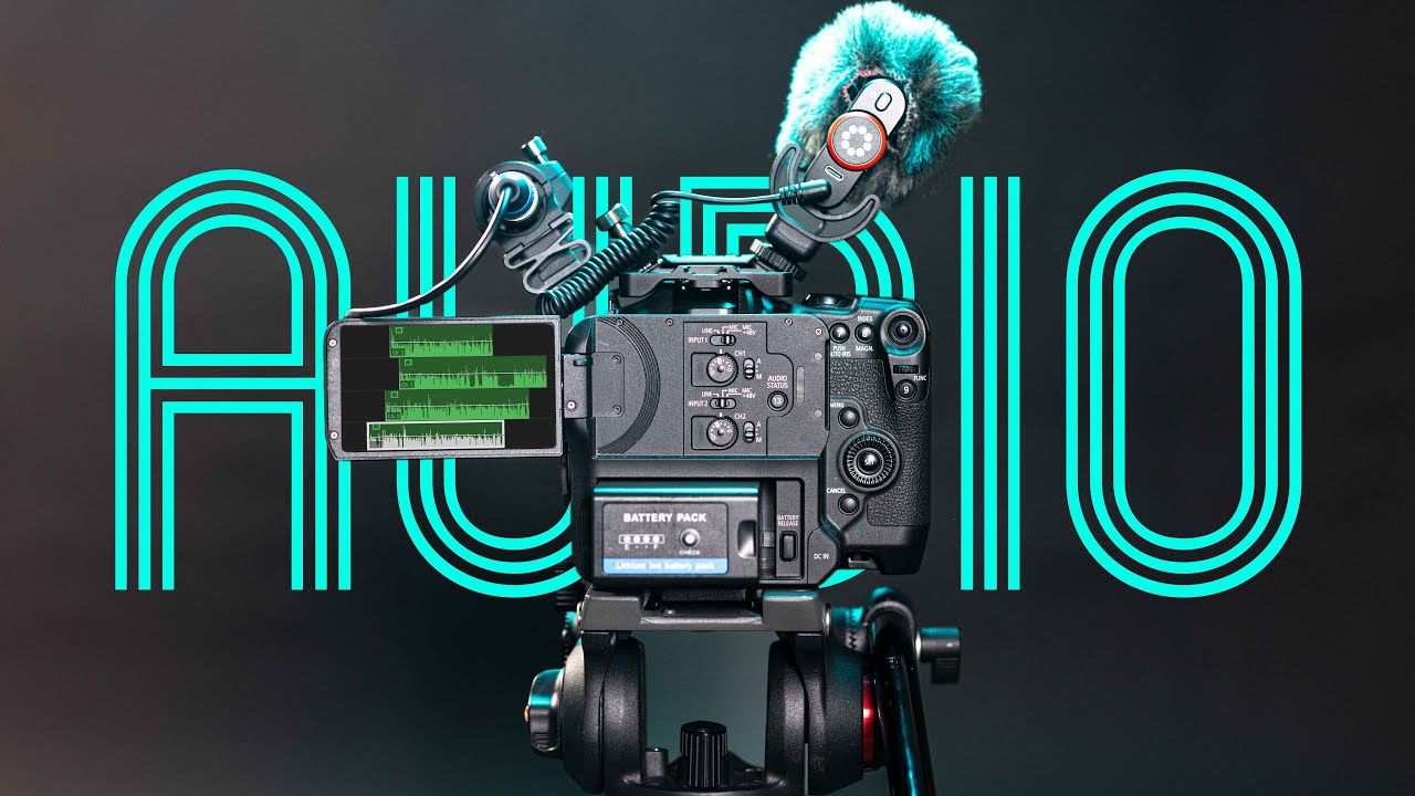 Как настроить звук на Canon C70 | Микрофонные входы
