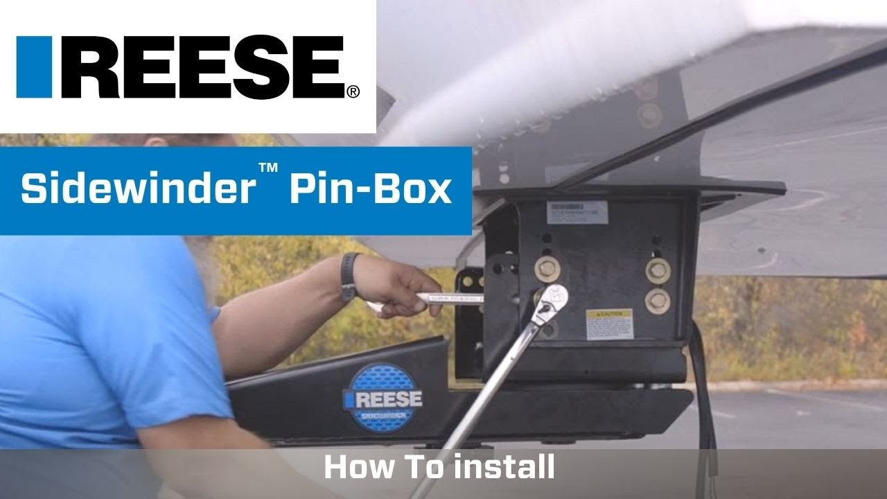 REESE® Sidewinder™ Installation - RV Pin-Box for Short Bed Trucks - No Slider Needed! - 69220