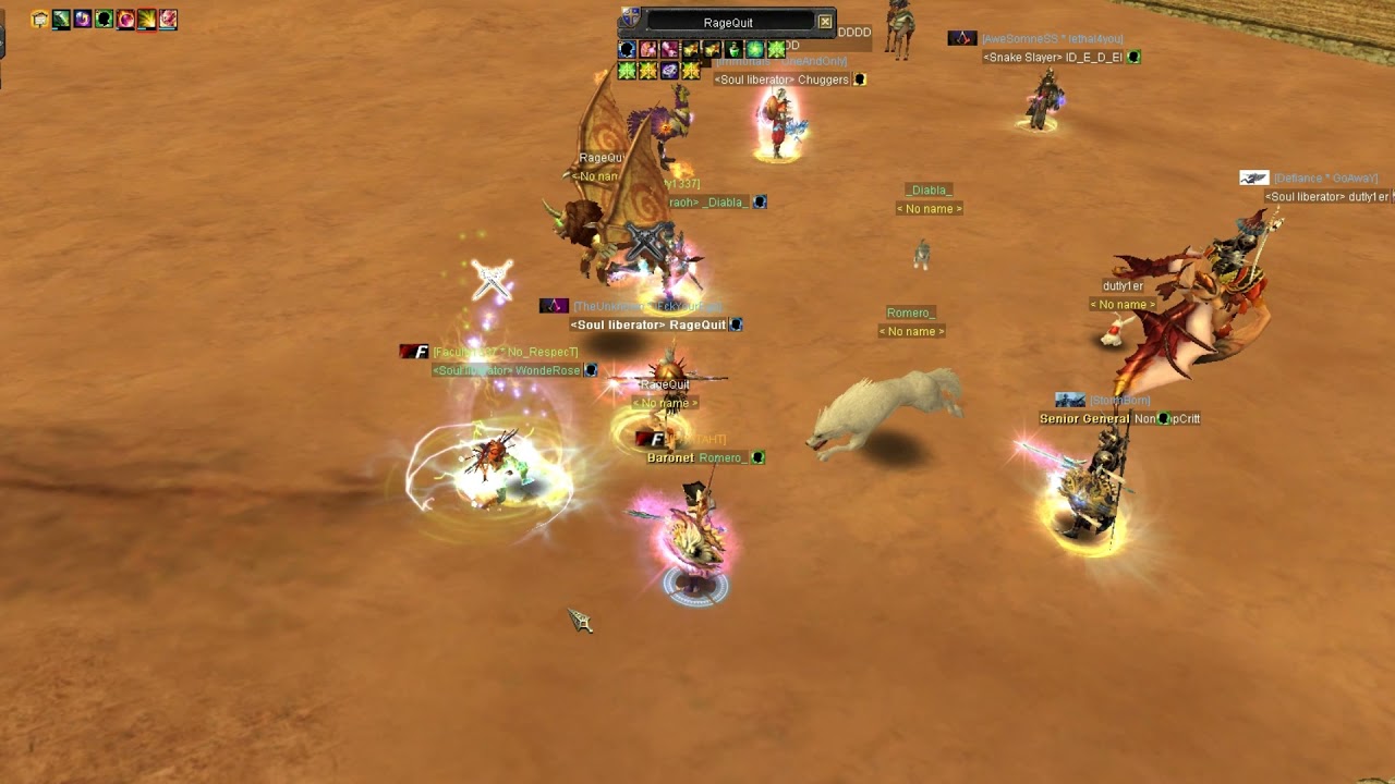 Silkroad Online Theia pvp- WondeRose 134 vs RageQuit 134(scammer)
