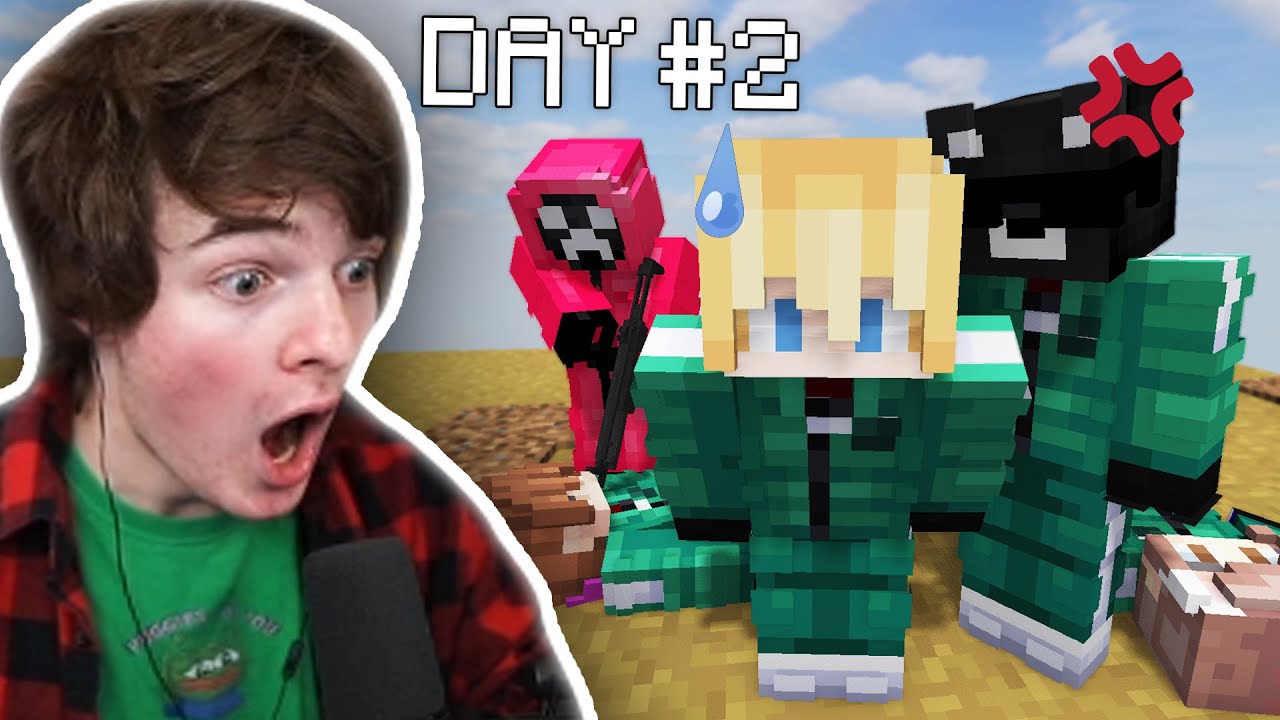Tubbo Survives Day 2 But Not Everyone Was So Lucky! SQUID CRAFT GAMES 2