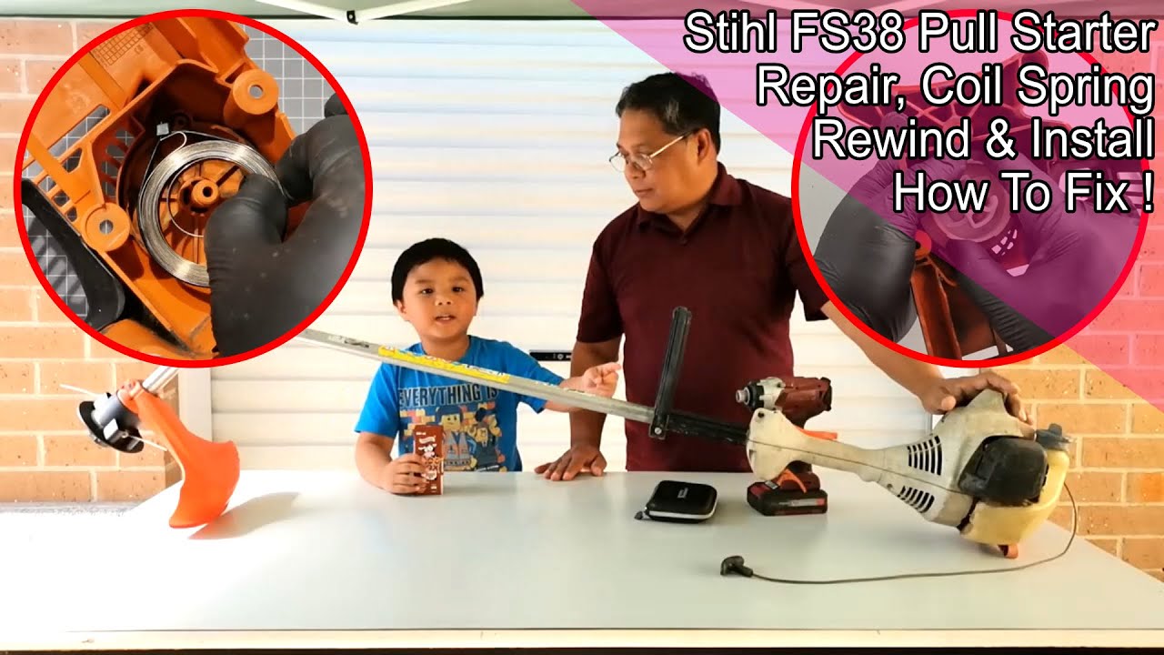 VTECH 40 - How to repair Stihl FS38 Pull Starter