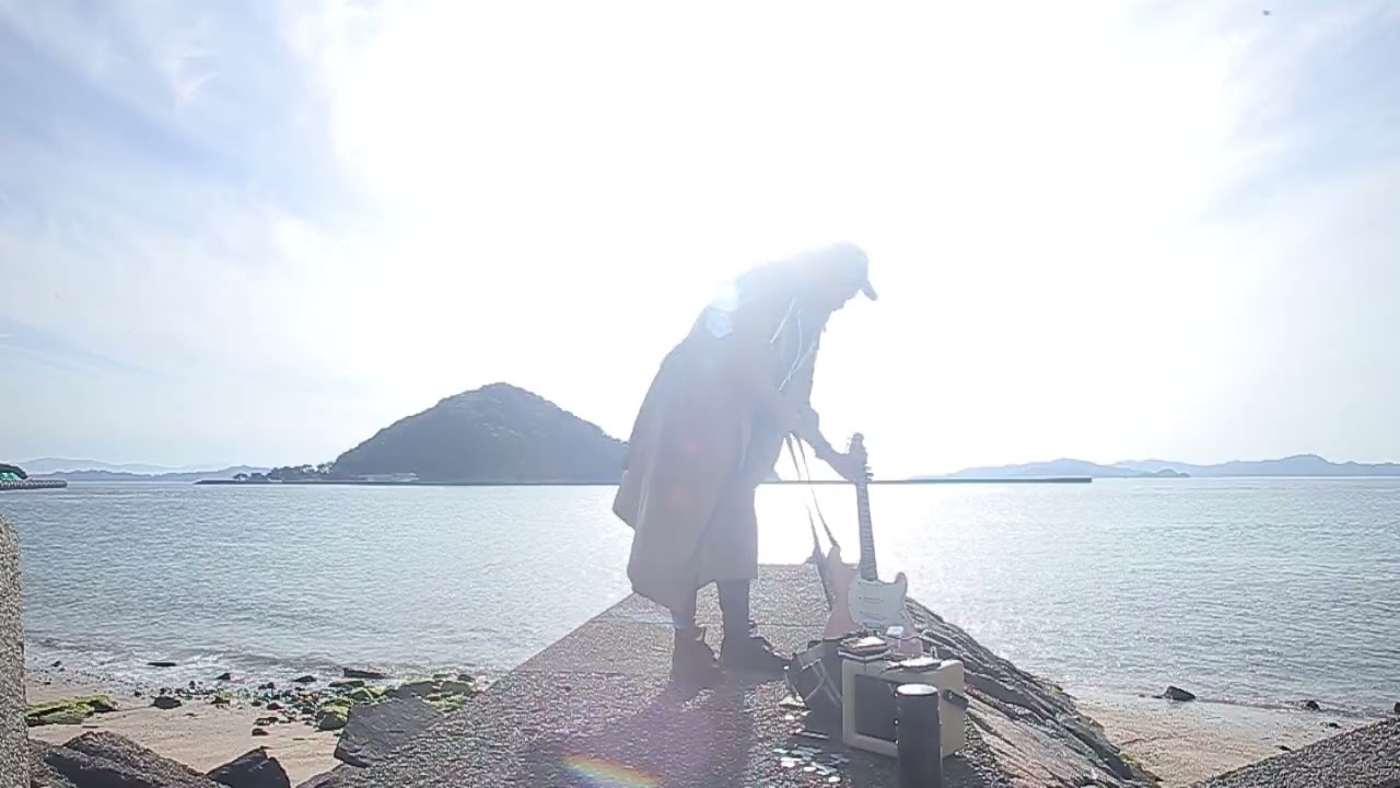 MVI 5647　ﾍﾎﾞギター、独り楽隊屋まっつんです。ﾃﾝｷｶﾞｲｲﾄｲｲﾈ~~　@2026-03-08 on 大浜　ｻﾝディVer.『家で弾くな!うるさい!』