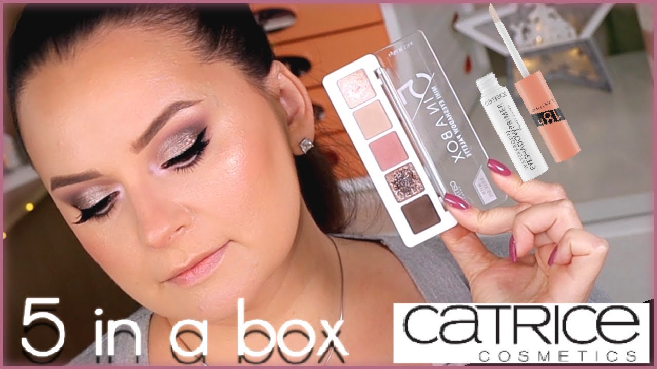 Catrice 5 in a box | 020 Soft Rose Look | Макияж и свотчи
