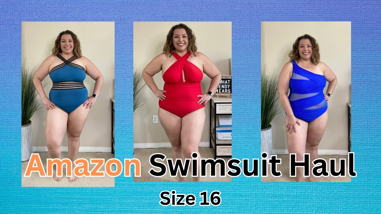 Amazon Swimsuits | Spring Swimwear | Size 16 | Size XXL | #onepiece #swimwear #amazon