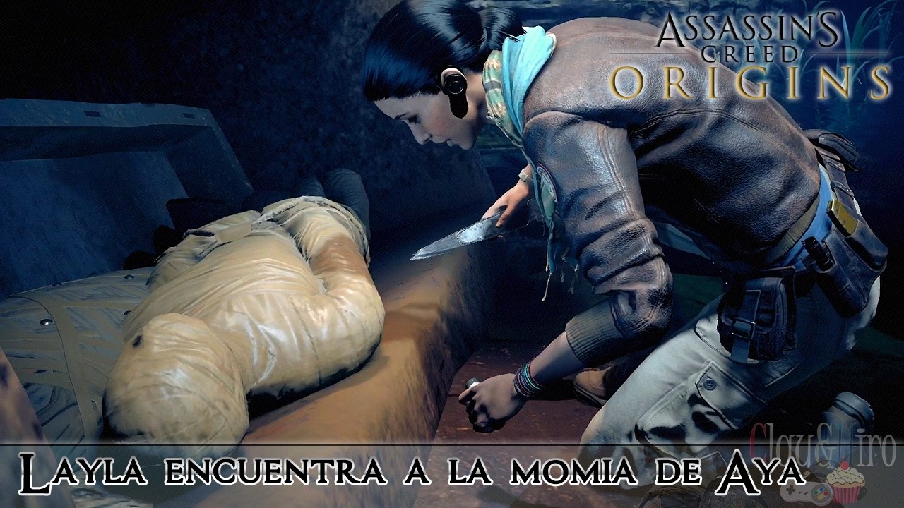 Layla encuentra la momia de Aya - Assassin's Creed Origins en ESPAÑOL