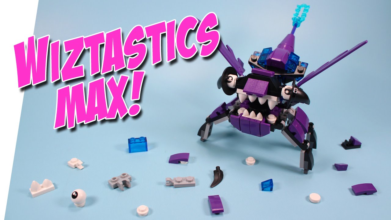 Lego Mixels Series 3 Purple Wiztastics Max Mesmo Magnifo & Wizwuz Opening
