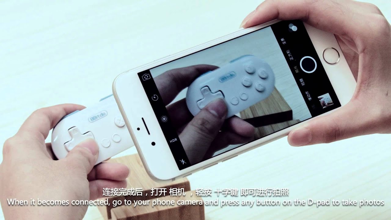 8Bitdo ZERO - Camera Selfie Shutter mode