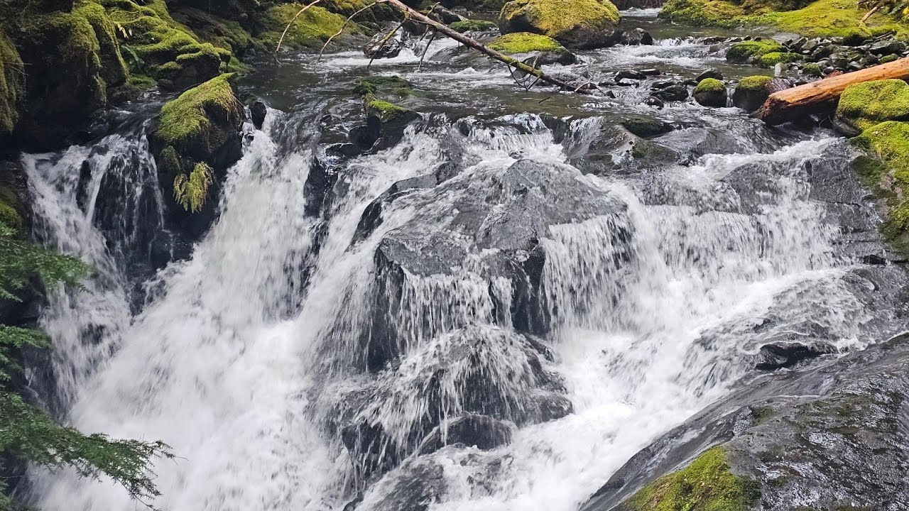Sleep to the Soothing Sounds of a Powerful Waterfall - Relaxing White Noise for Deeper Sleep 4 Hours