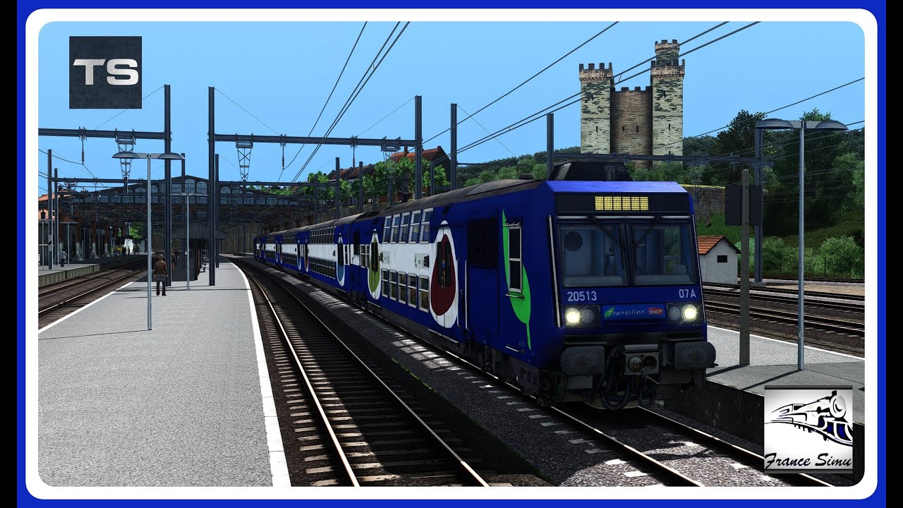 Train Simulator Classic  - Découverte de la ligne du RER C -Z2N 20500 [Rediff Live]