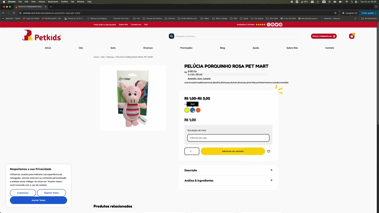 Como criar variações de Produtos no Woocommerce