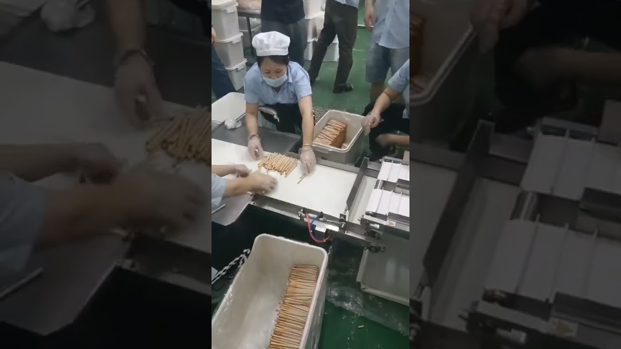 pocky pepero pretz chocolate stick making machine
