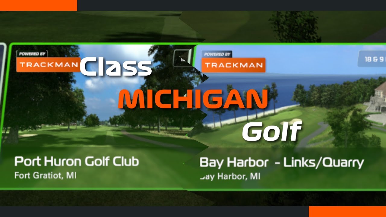 Port Huron Golf Club and Bay Harbor Links/Quarry on the Skytrak+ | LIVE