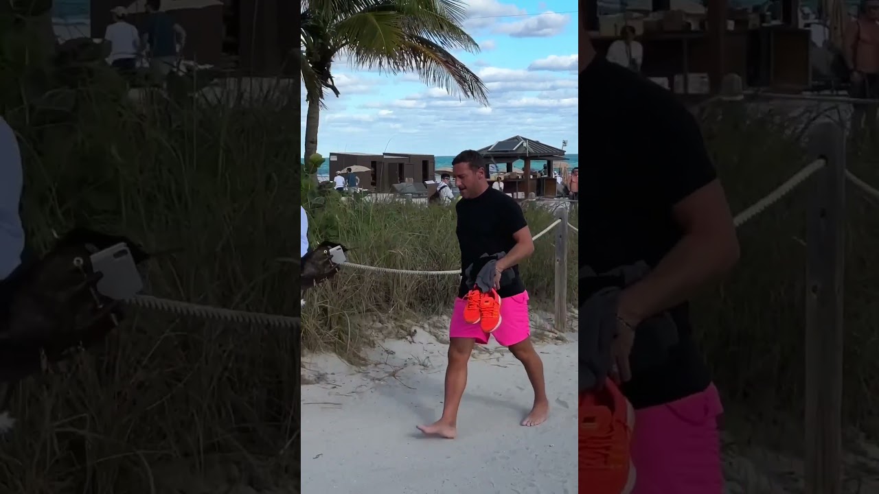 Francesco Totti enjoying his retirement