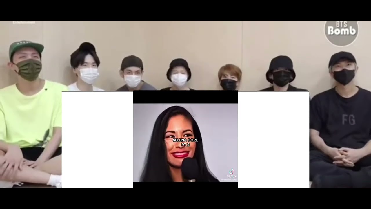 Bts reaction to Selena Quintanilla moments I found on Tiktok pt 1 (fake reaction)