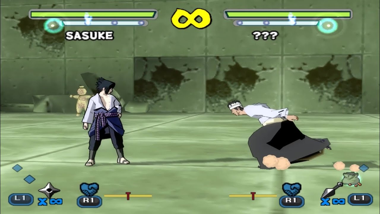 Sasuke Vs Danzo - Naruto Shippuden: Ultimate Ninja 5 Mod (PS2)