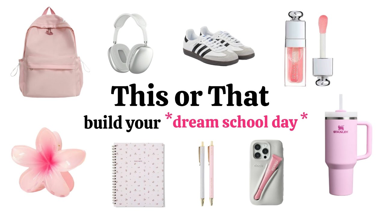 THIS OR THAT | Build Your Dream School Day 🎒📚
