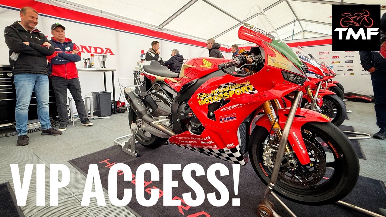 Моя первая гонка Isle of Man TT! За кулисами с Honda Racing