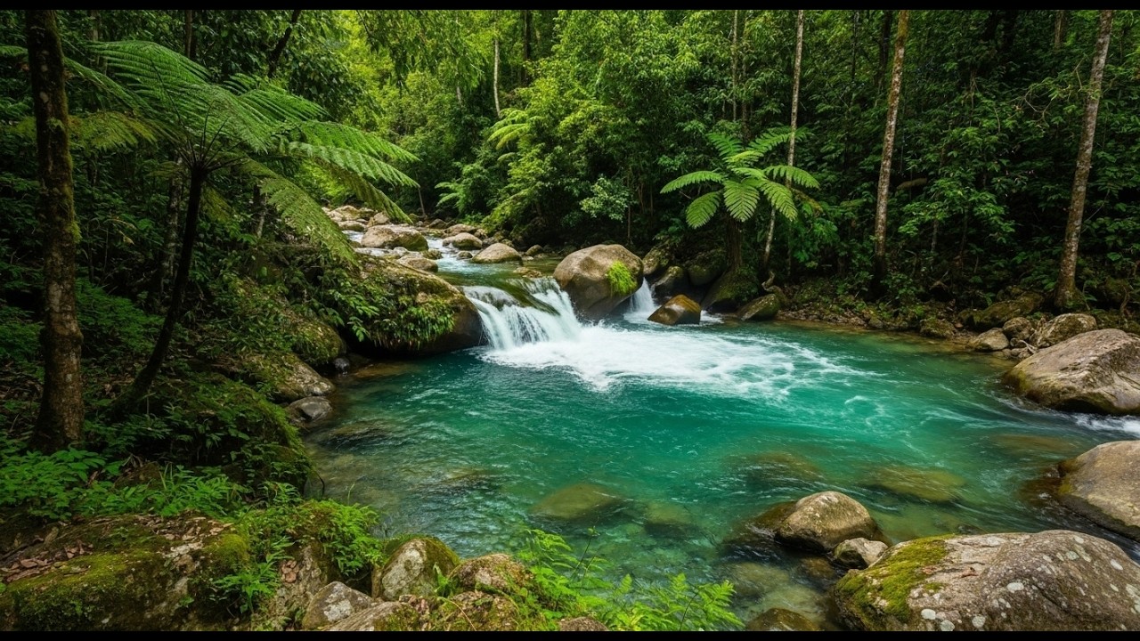 Deep Sleep River for Sleep – Soothing Forest Water Ambience