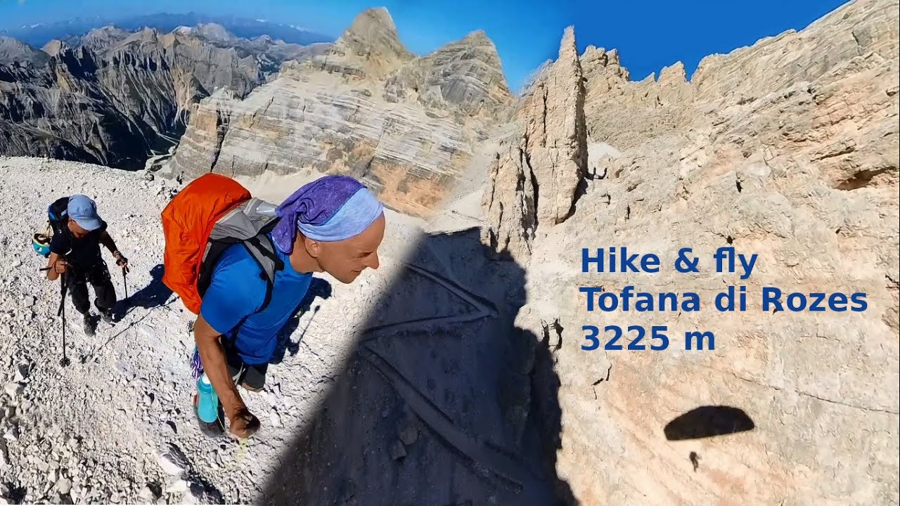 Hike and fly in the Dolomites