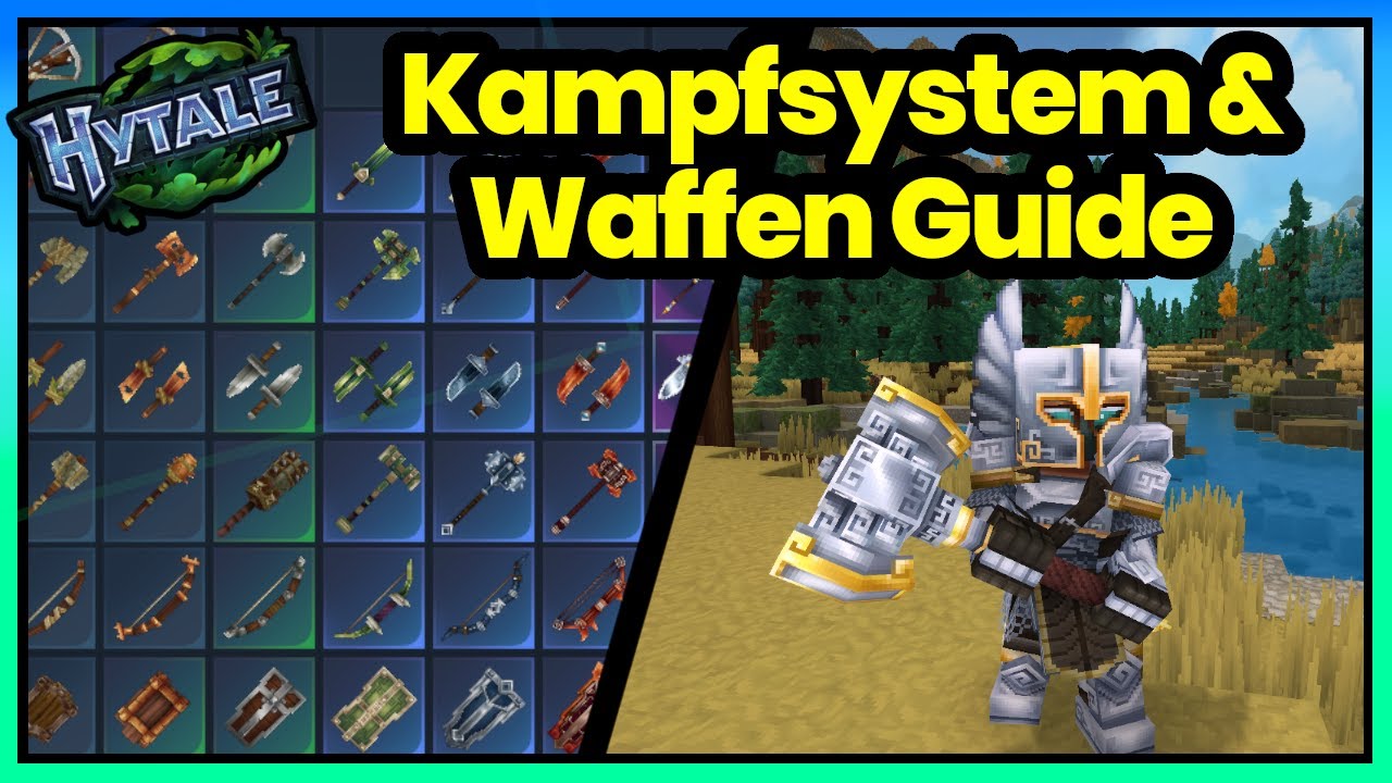 Hytale Kampfsystem & Alle Waffen erklärt – Skills & Beste Builds (Guide Deutsch)