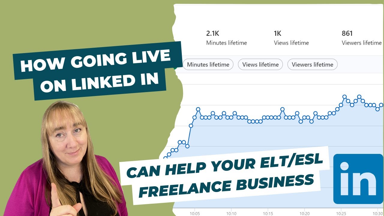 LinkedIn for ELT ESL Freelancers why you need to go live and how to do it
