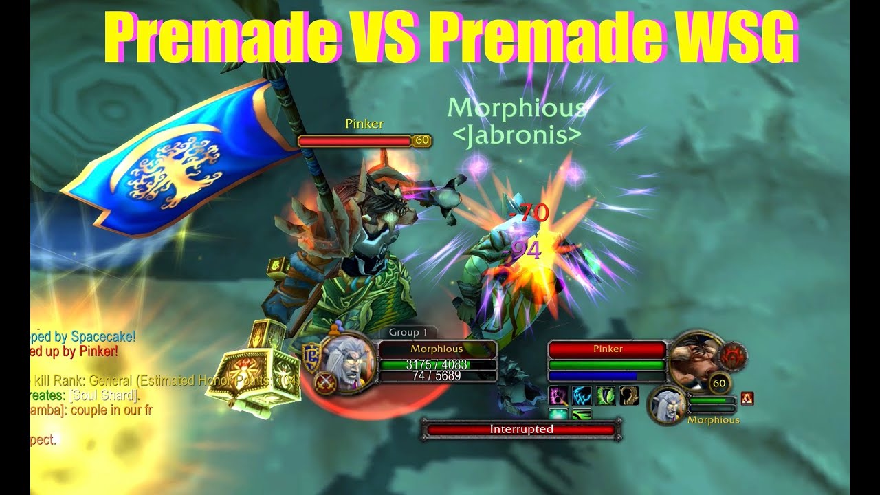 Premade VS Premade - Warsong Gulch - Classic Era - Morphious - w/ Commentary