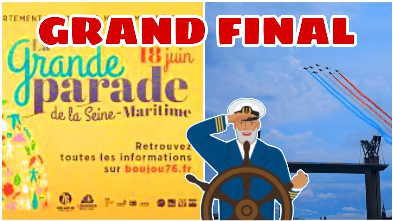 LA GRANDE PARADE DE LA SEINE - PASSAGE PATROUILLE DE FRANCE