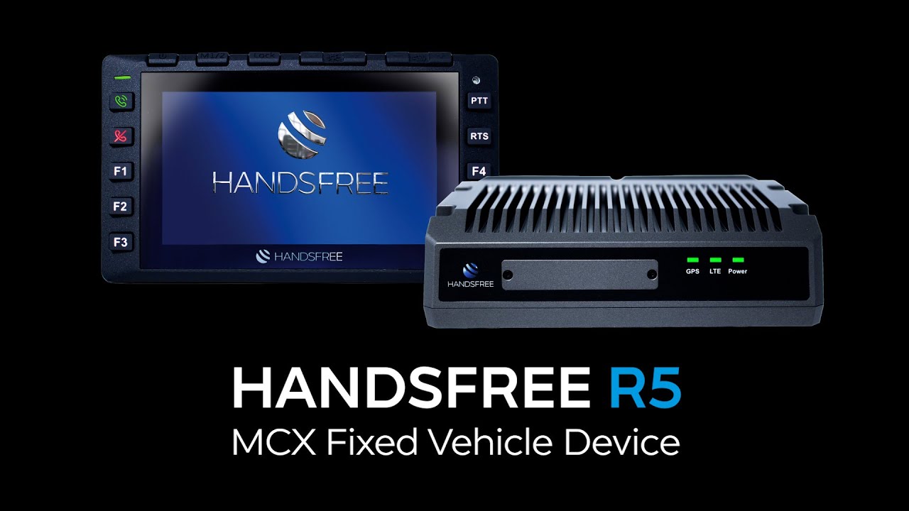 Showcasing the HANDSFREE R5: PTT, Voice, Data & Video