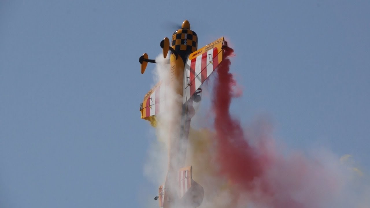 YAK 55M 37%... smoke fly & on board cam... 2013