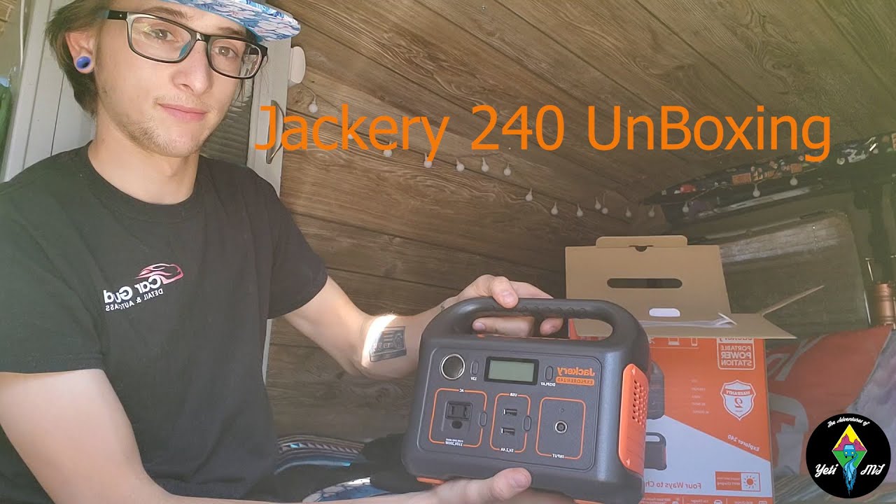 Jackery 240 Explore Unboxing (CAMP GEAR ALERT) #VANLIFE #OFFGRID