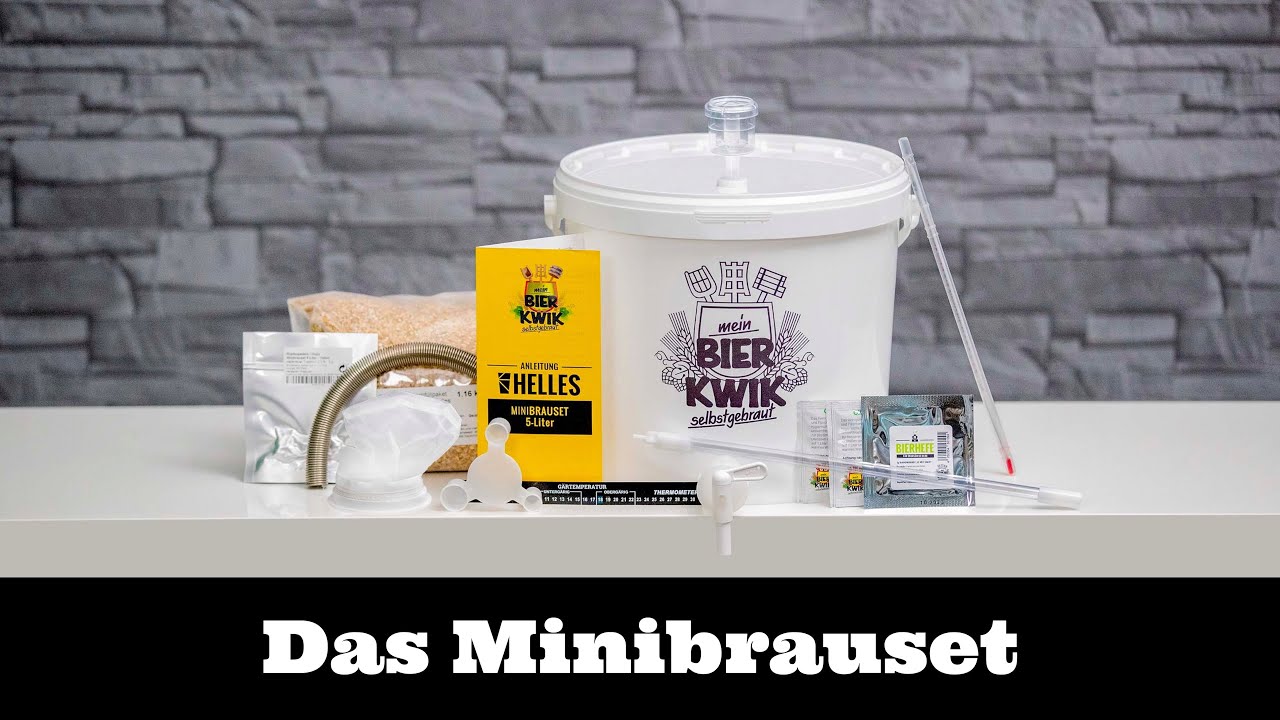Das Minibrauset von Bier-Kwik® - Schritt für Schritt zum eigenen Bier. Tutorial 4K