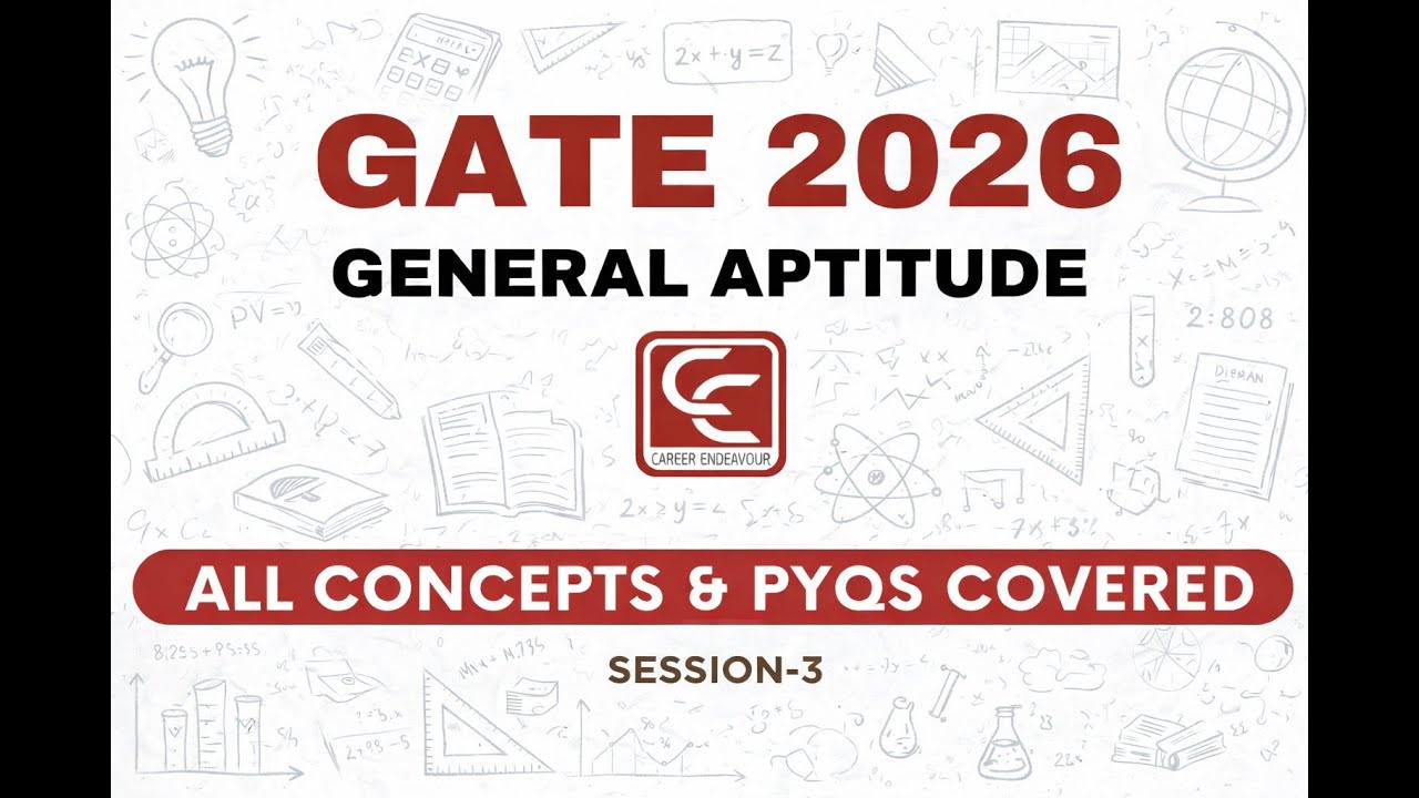 GATE 2026 General Aptitude | Concepts & PYQs Discussion [Session-3]