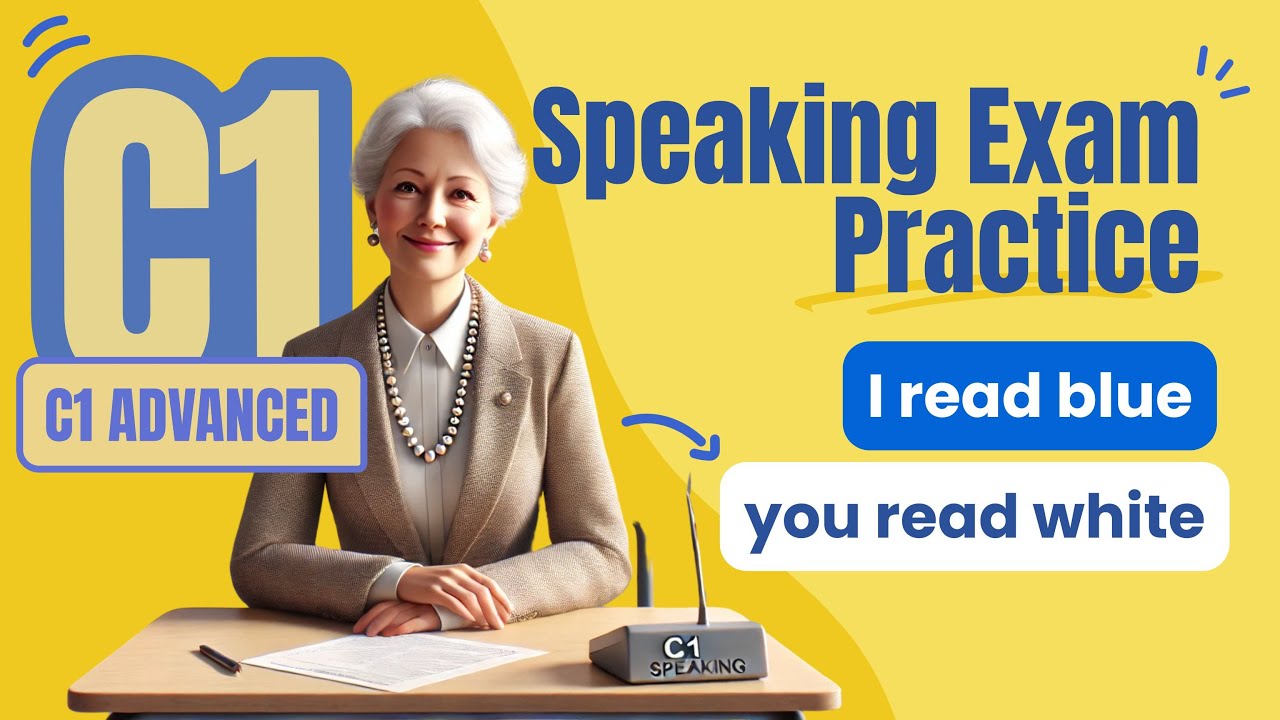 C1 Advanced Speaking Part 1 | Practise 16 Questions With Me!