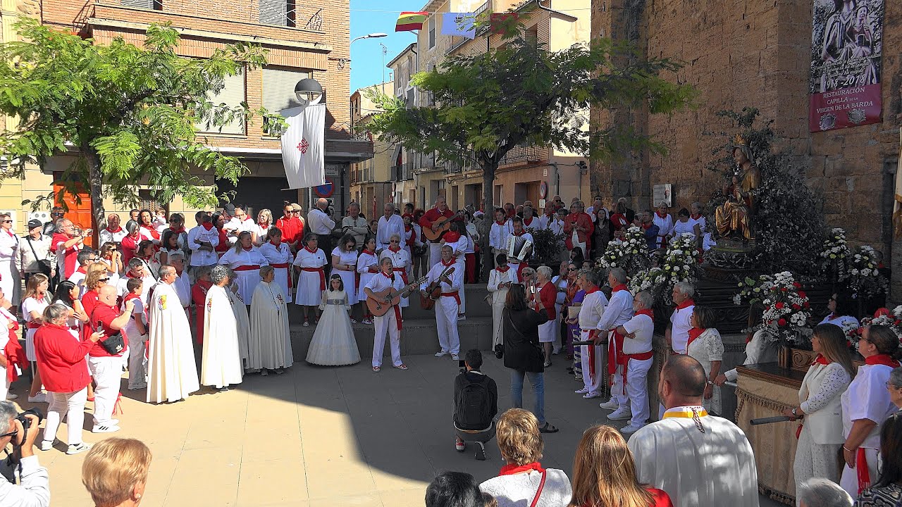 SALIDA DE AUTORIDADES HACIA LA IGLESIA PARROQUIAL Y PROCESION DE LOS PATRONOS DE FITERO 15-9-2024