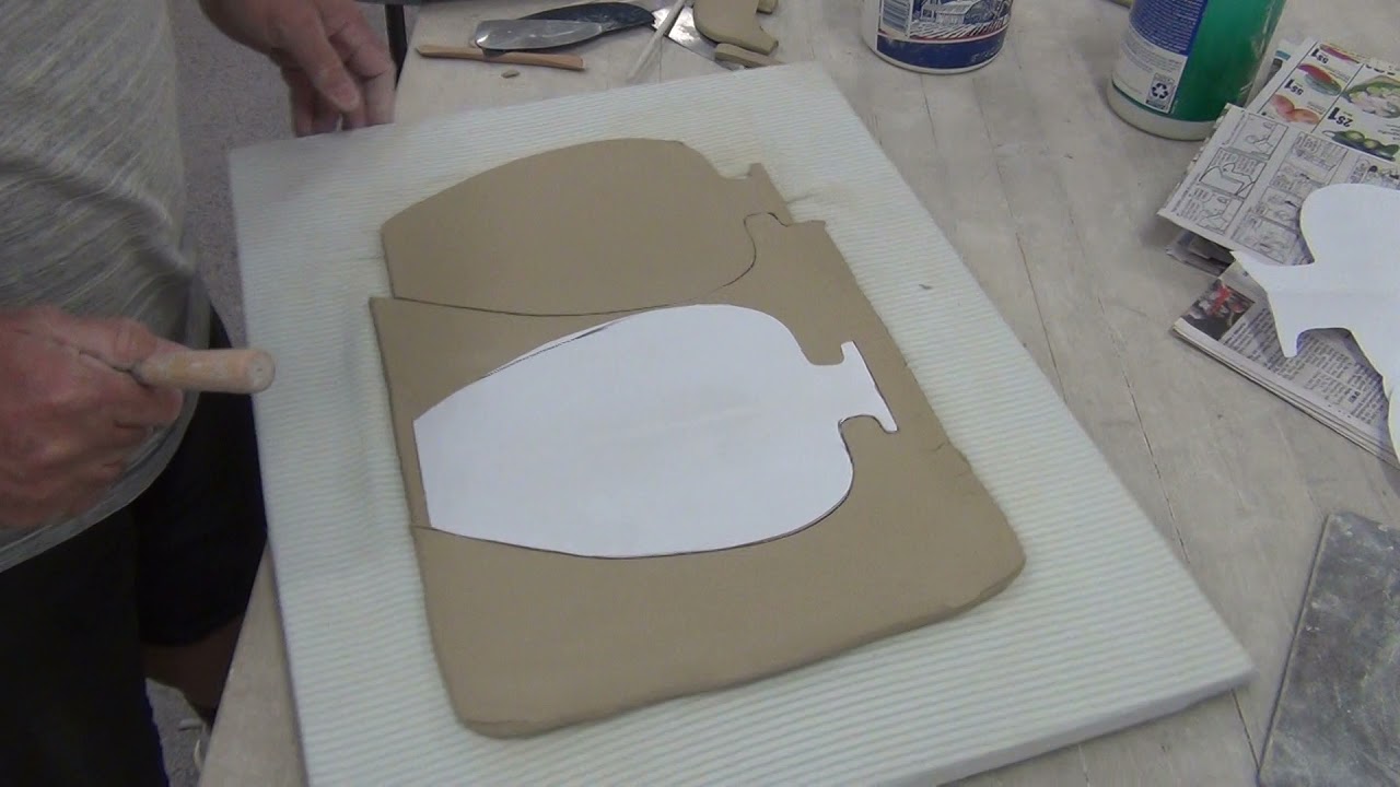 Soft Slab Foreshortened  Vase