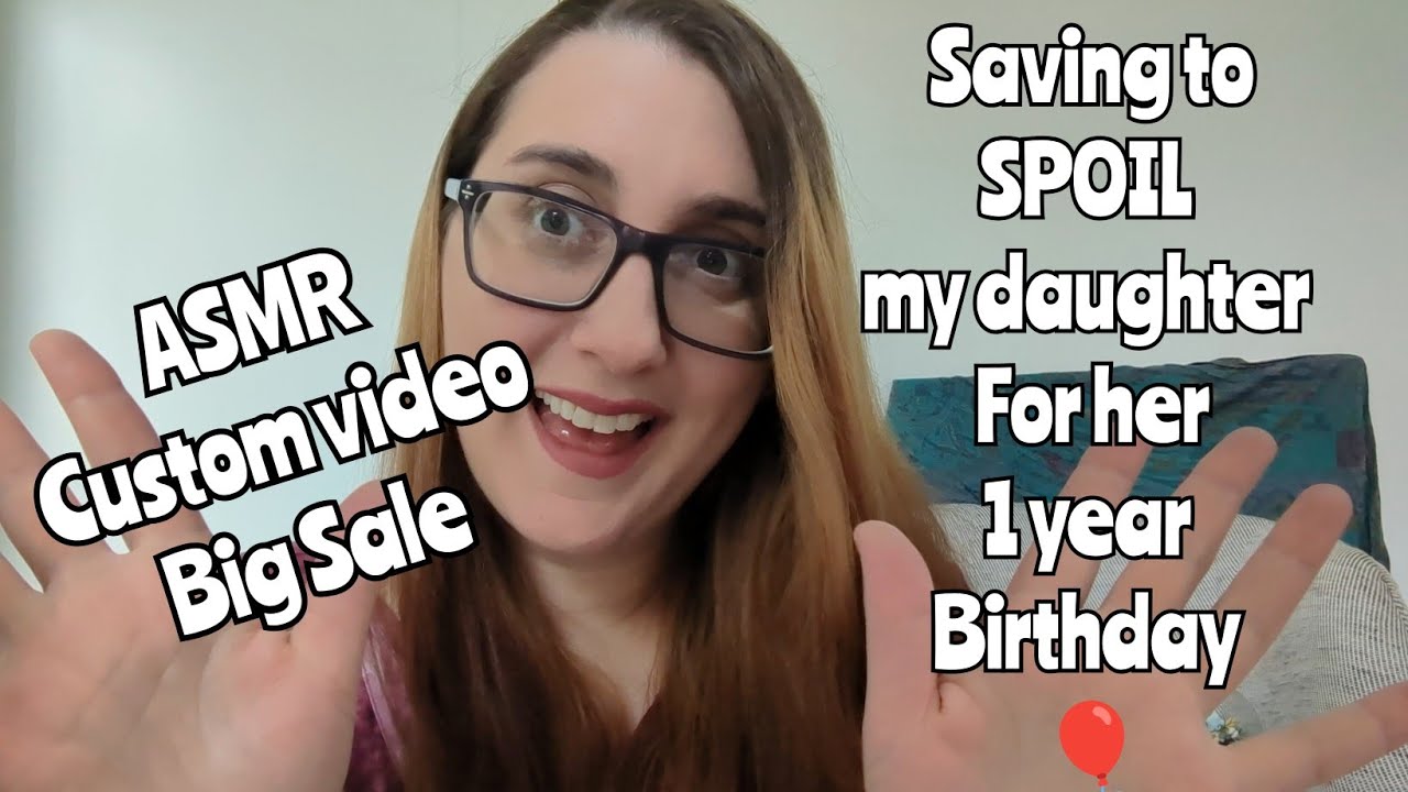 ASMR CUSTOM VIDEOS OPEN 👐 + SALE ❤️