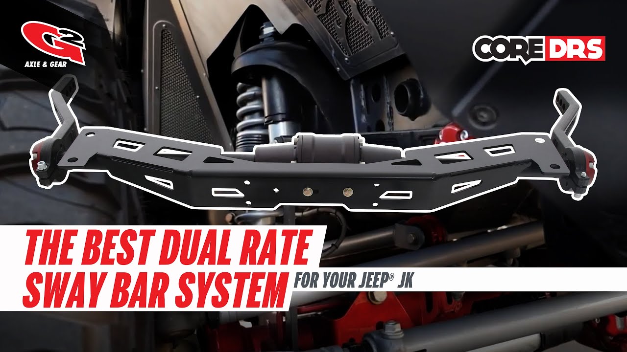 The Best Dual Rate Sway Bar System for Your Jeep JK | G2 Core DRS