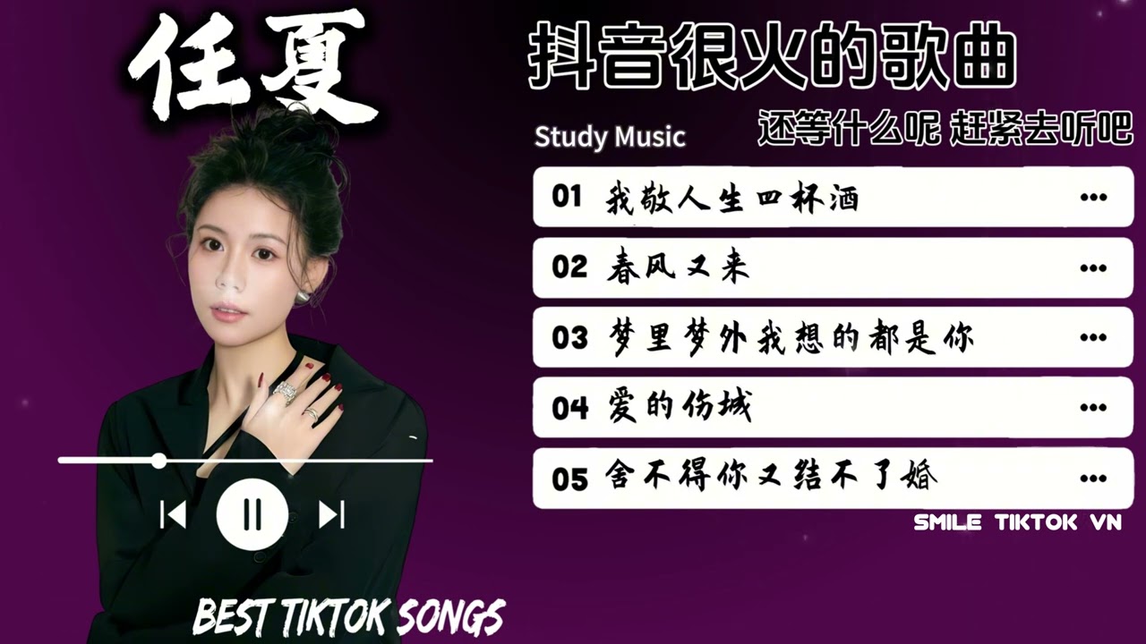 【任夏精选歌单】情歌天籁超好听歌曲合集 《动态歌词Lyrics》我敬人生四杯酒 - 春风又来 - 梦里梦外我想的都是你 - 爱的伤城 - 舍不得你又结不了婚『酷歌推荐』【抖音】【高音質|video】