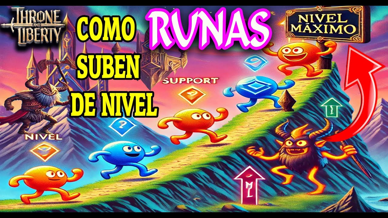 💚 Cómo Suben de NIVEL las RUNAS Y Cómo Funciona el Sistema de RUNAS: Throne and Liberty